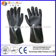 double dipped PVC coated with sandy finish,waterproof car wash gloves